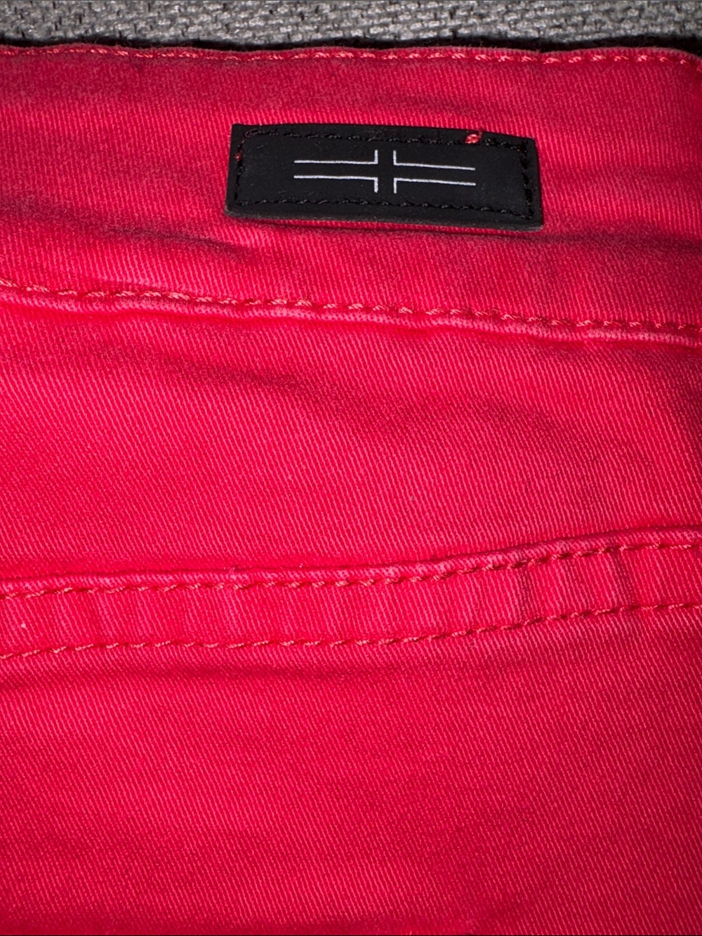 Liverpool Hot Pink Denim Shorts - Picture 4 of 7